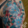 Magnolias side view